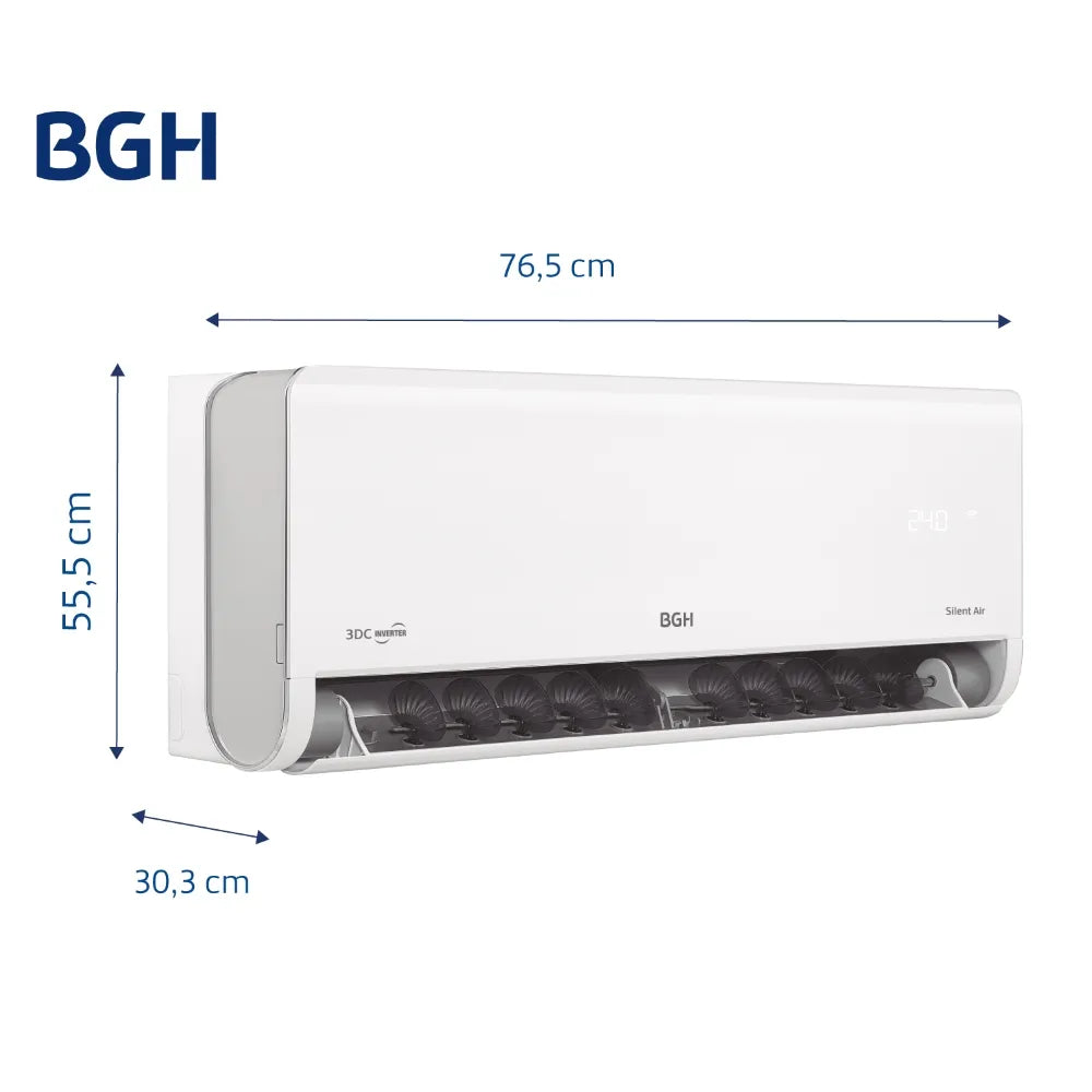 Aire Acondicionado Split Frío/Calor BGH Full Inverter 3DC 3100F BSI36WCIV