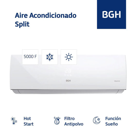 Aire Acondicionado Split Frío/Calor BGH 4400F 5200W BSH52WCU