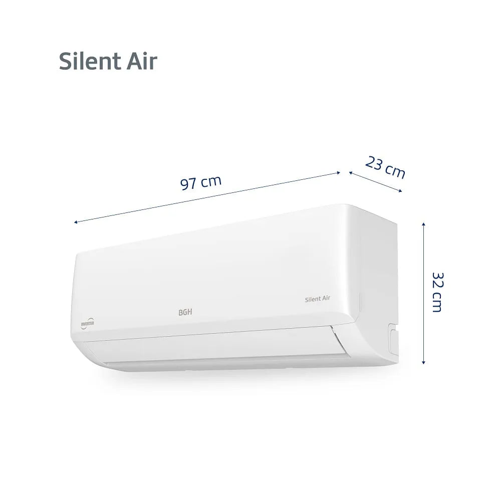 Aire Acondicionado Split Frío/Calor BGH Silent Air Inverter 4500F BSI53WCGT